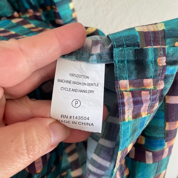 Marie Oliver Kara Dress in Cayman Check Size small - Picture 8 of 9